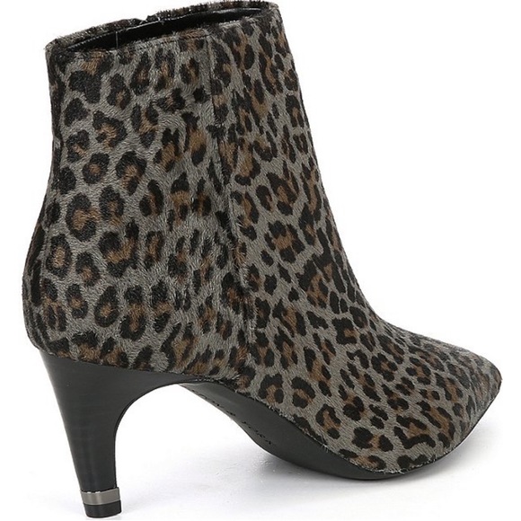 NWOB Preston & York Leopard Print Haircalf Boots - Picture 3 of 16